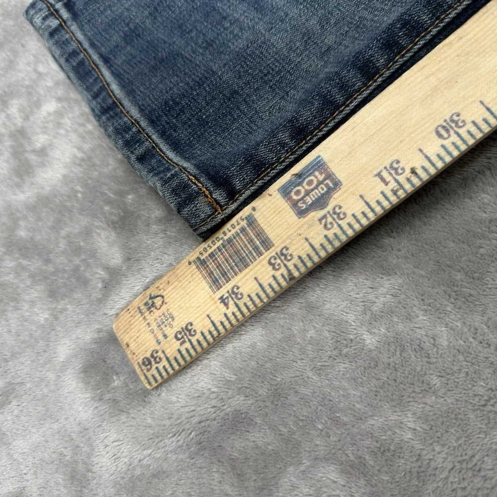 Lucky Brand Jeans Mens 36x34 412 Athletic Slim 2 Way Stretch Medium Wash Denim - Picture 13 of 15